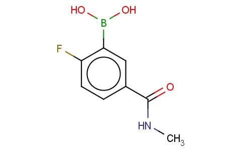 2-FLUORO-5-(METHYLCARBAMOYL)BENZENEBORONIC ACID